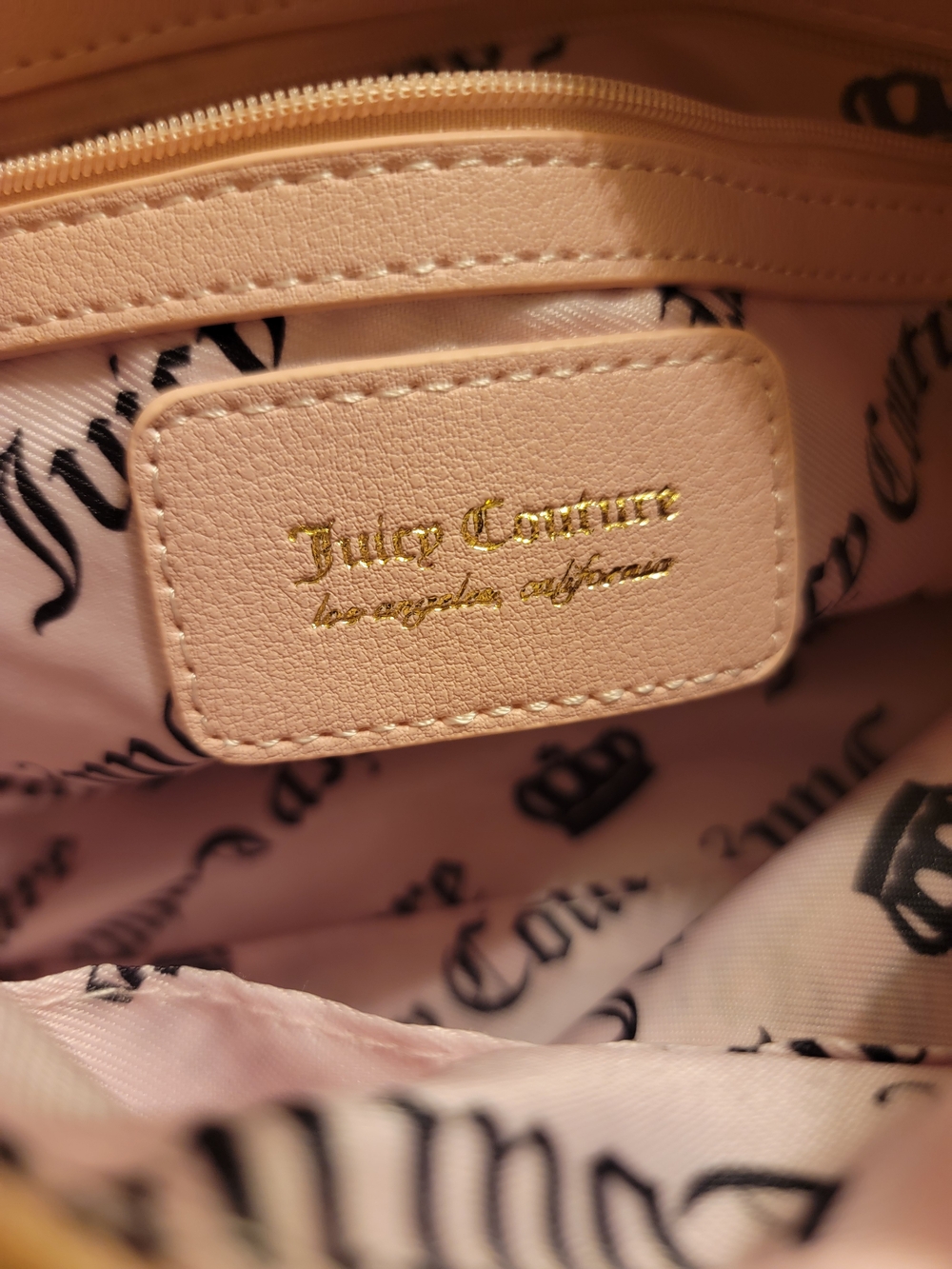 Juicy Couture Pink Bow Heart Charm Shoulder Bag - Picture 6 of 7